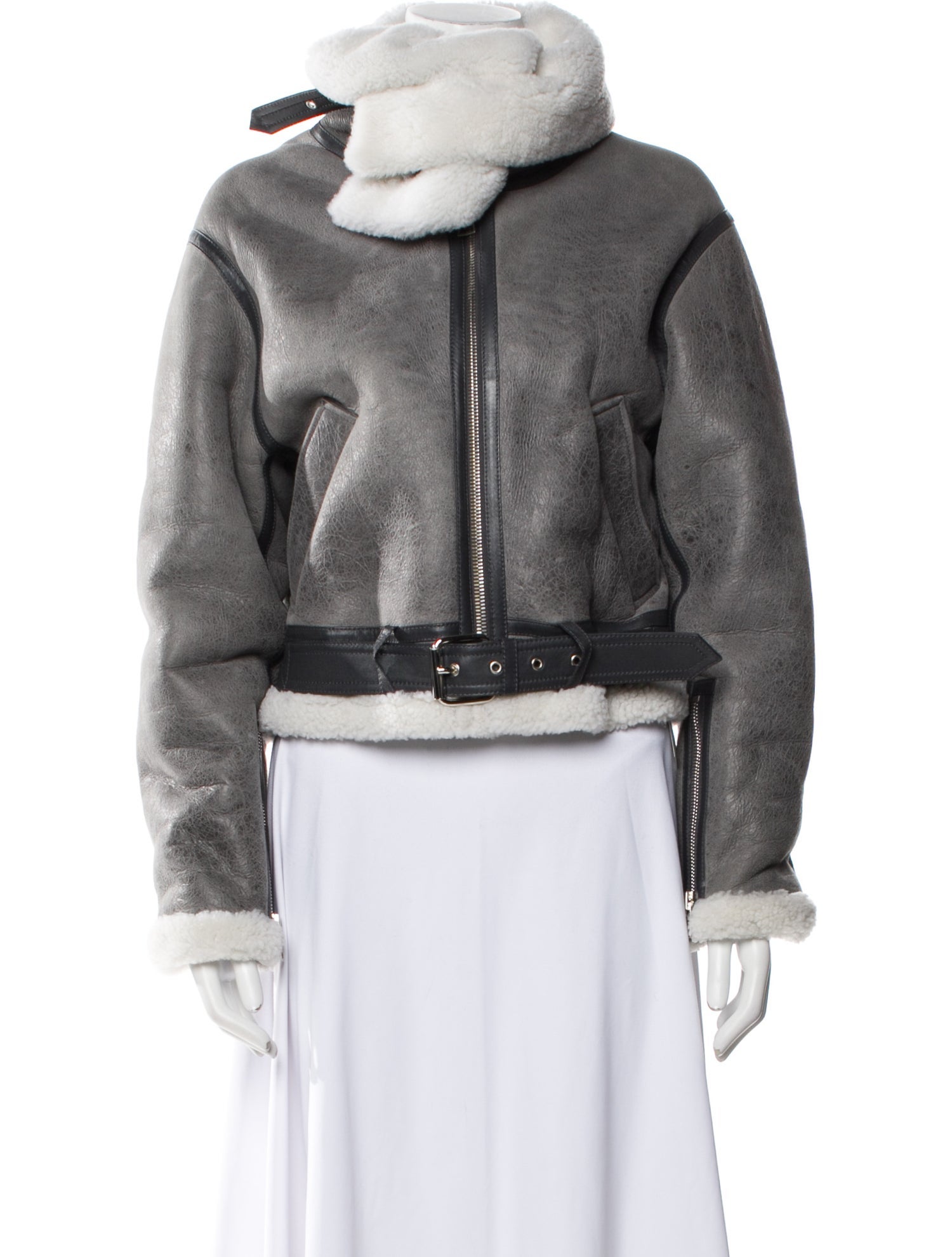 J.W. Anderson Lamb Leather Biker Jacket