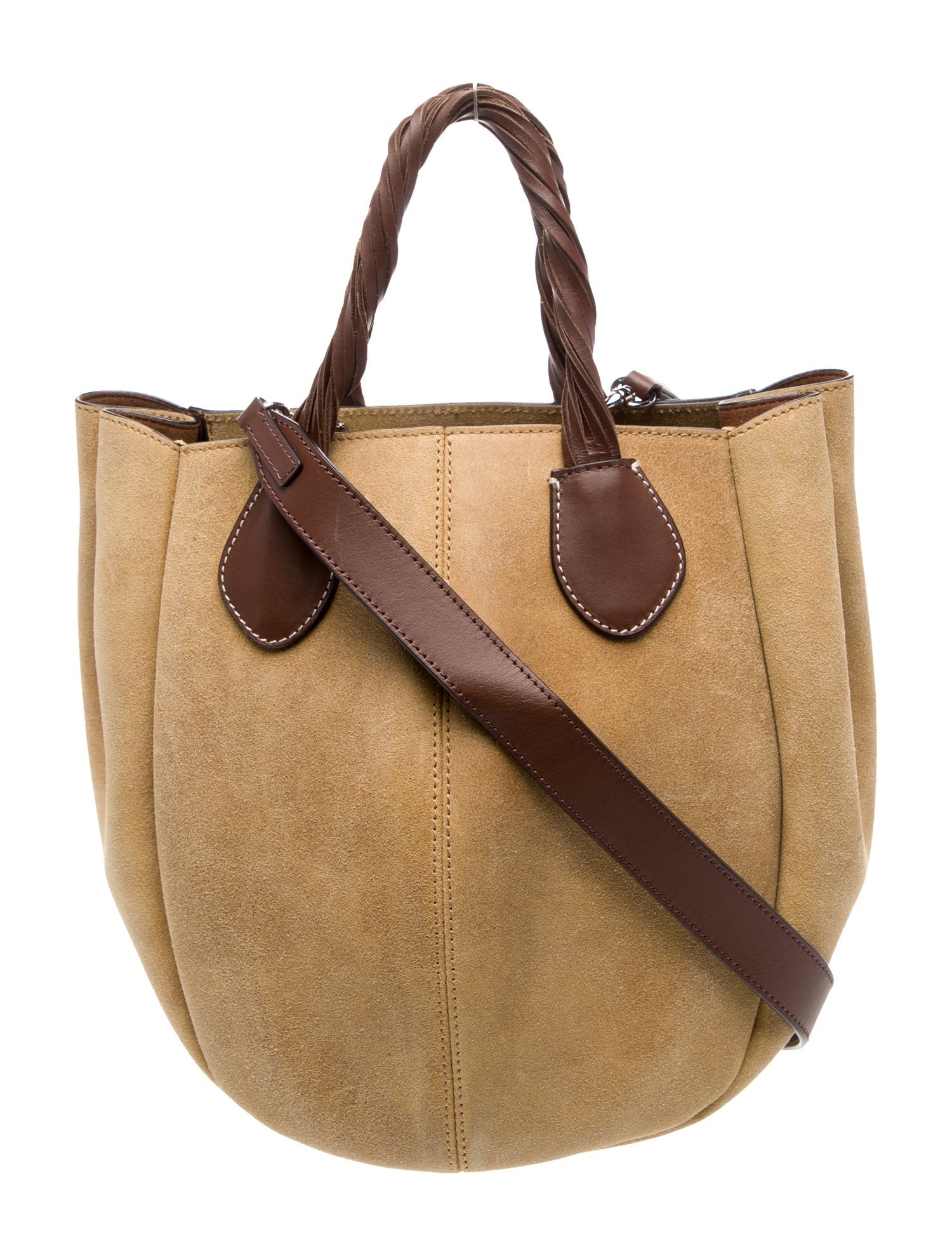 J.W. Anderson Suede Top Handle Bag