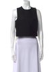 J.W. Anderson Crew Neck Sleeveless Crop Top