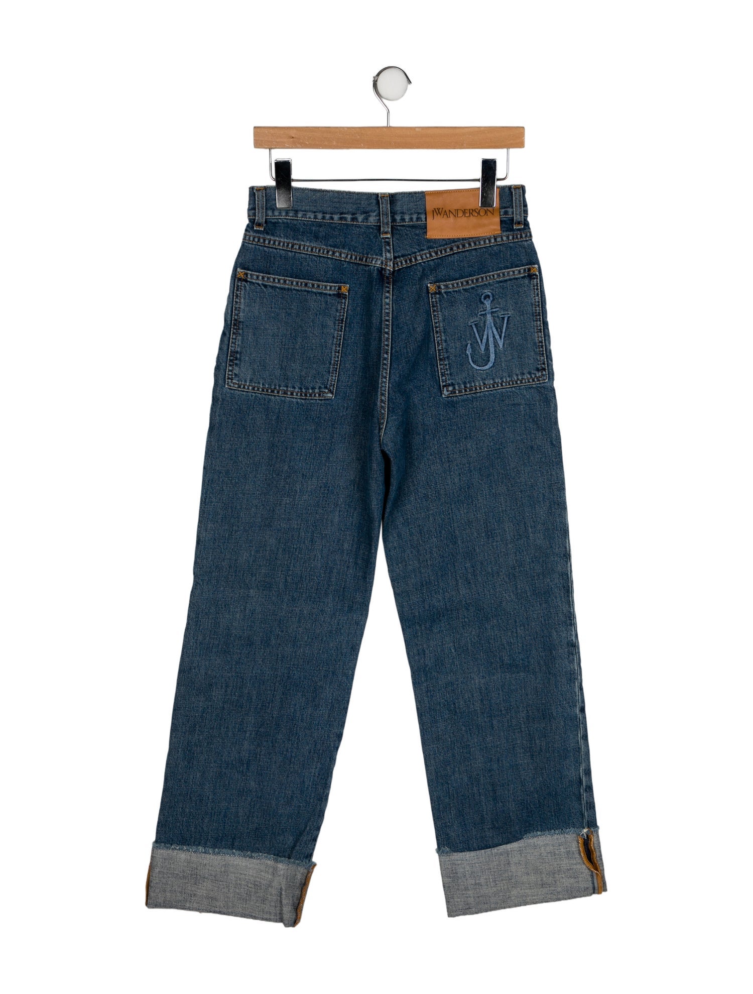 J.W. Anderson High-Rise Wide Leg Jeans