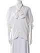 J.W. Anderson V-Neck Three-Quarter Sleeve Blouse