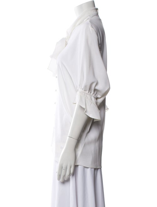 J.W. Anderson V-Neck Three-Quarter Sleeve Blouse