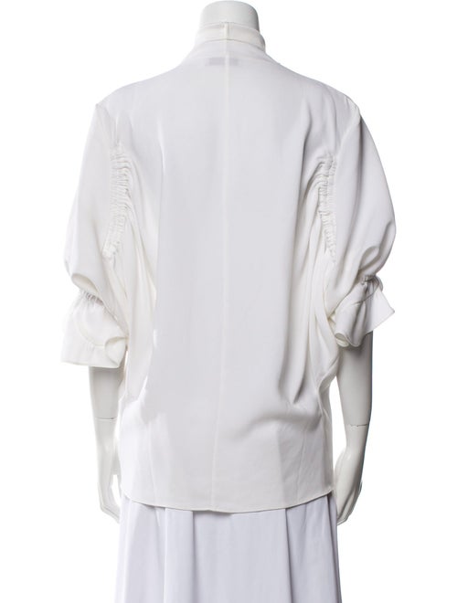 J.W. Anderson V-Neck Three-Quarter Sleeve Blouse