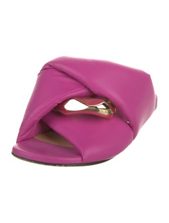 J.W. Anderson Leather Slides