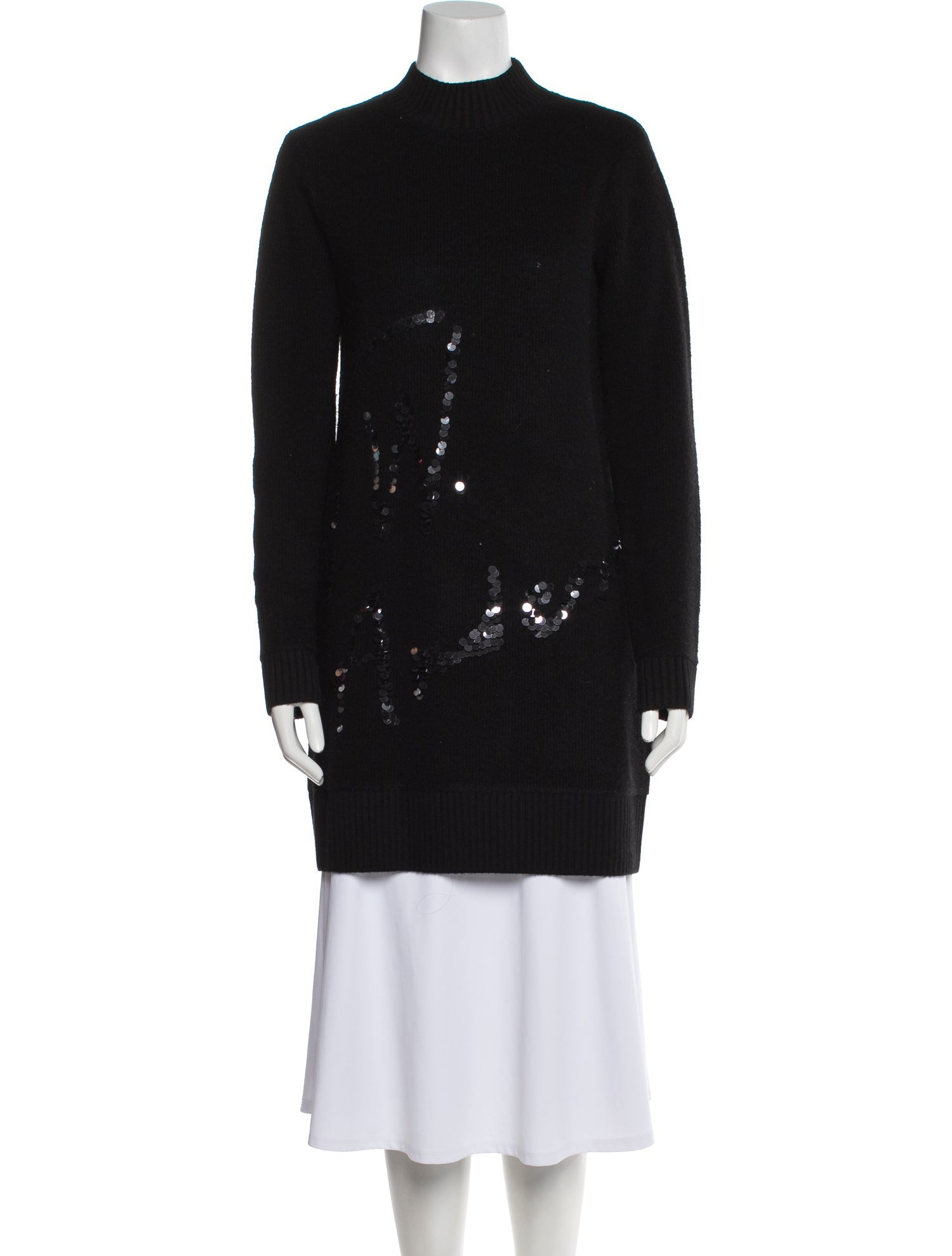 J.W. Anderson Wool Mock Neck Sweater