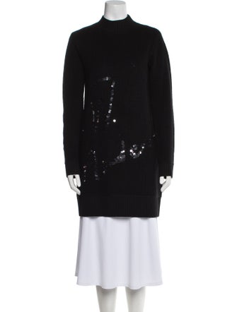 J.W. Anderson Wool Mock Neck Sweater