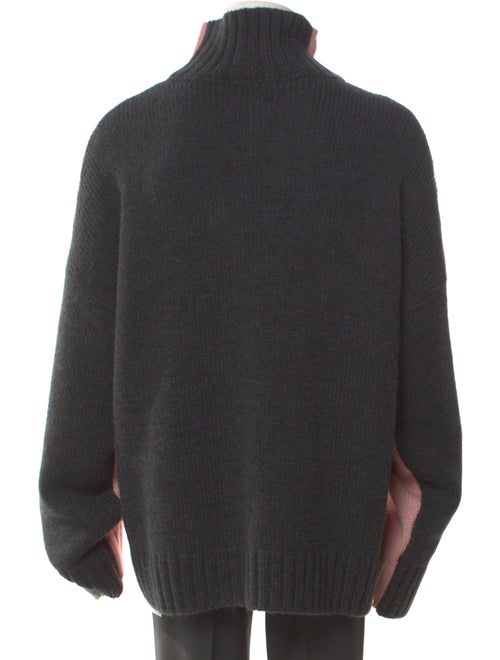 J.W. Anderson Colorblock Pattern Turtleneck Pullover