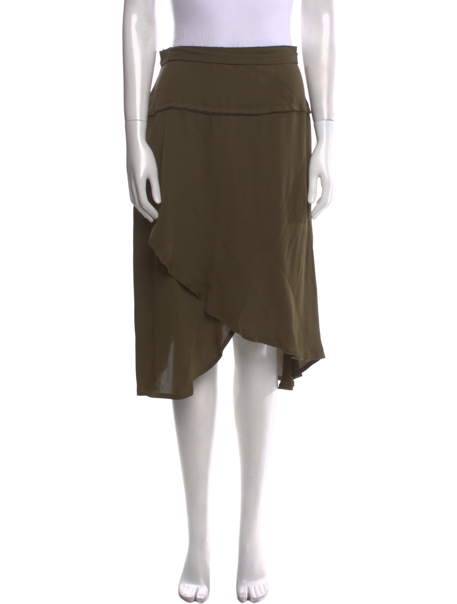 J.W. Anderson Silk Knee-Length Skirt
