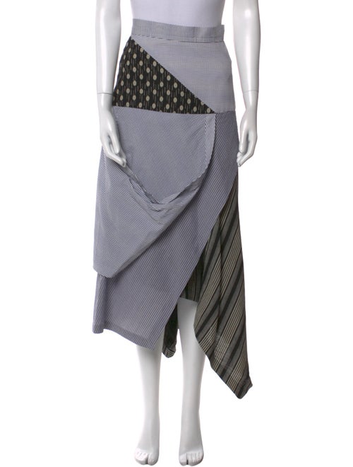 J.W. Anderson Striped Midi Length Skirt