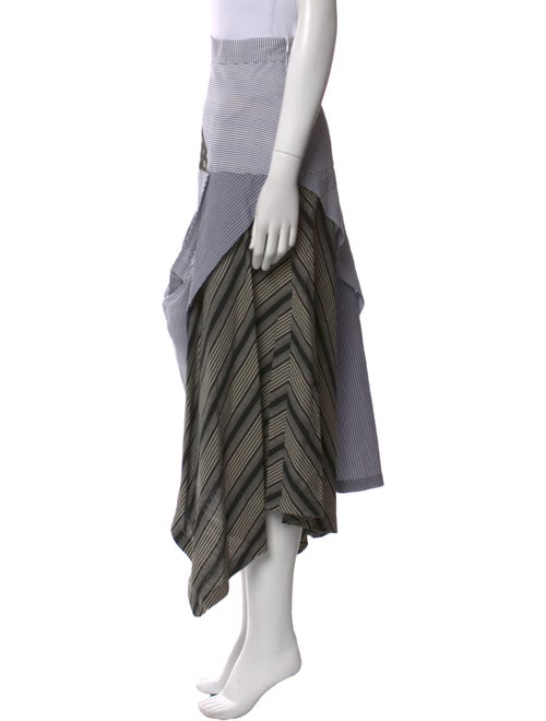 J.W. Anderson Striped Midi Length Skirt