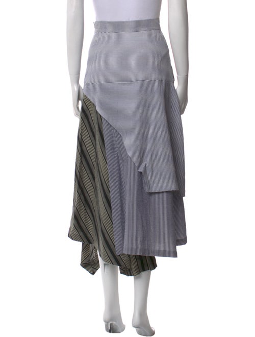 J.W. Anderson Striped Midi Length Skirt