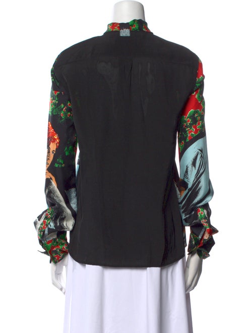 J.W. Anderson Printed Tie Neck Blouse