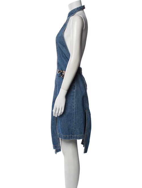 J.W. Anderson Mock Neck Midi Length Dress