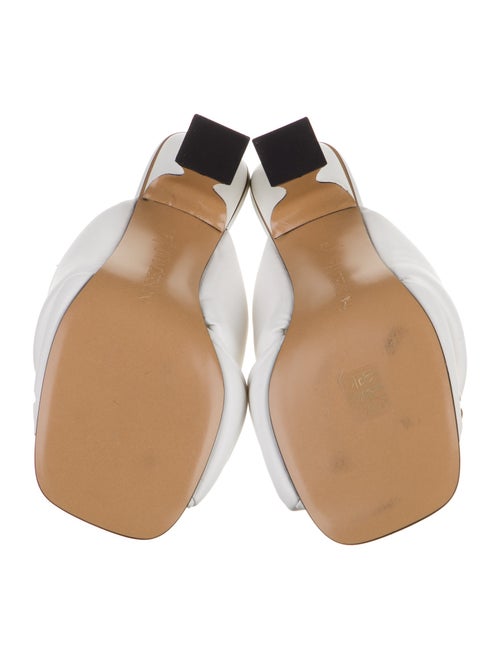 J.W. Anderson Leather Chain-Link Accents Slides