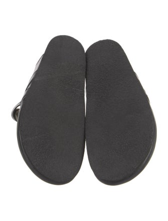 J.W. Anderson Leather Chain-Link Accents Mules