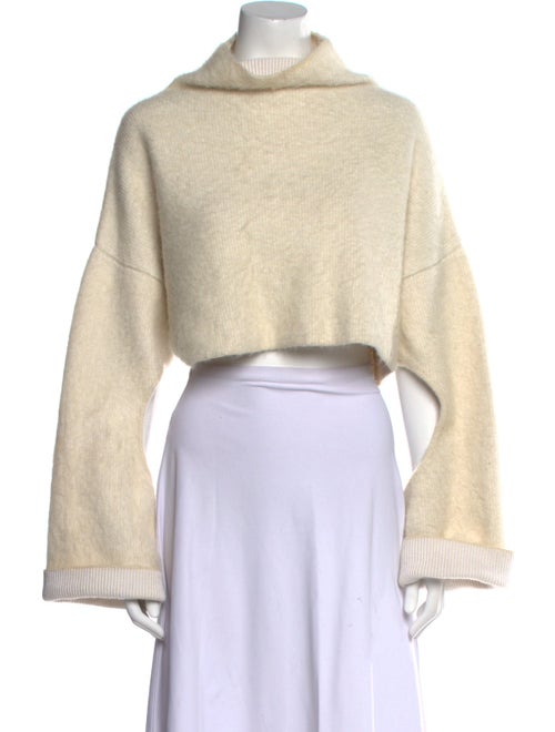 J.W. Anderson Turtleneck Long Sleeve Crop Top
