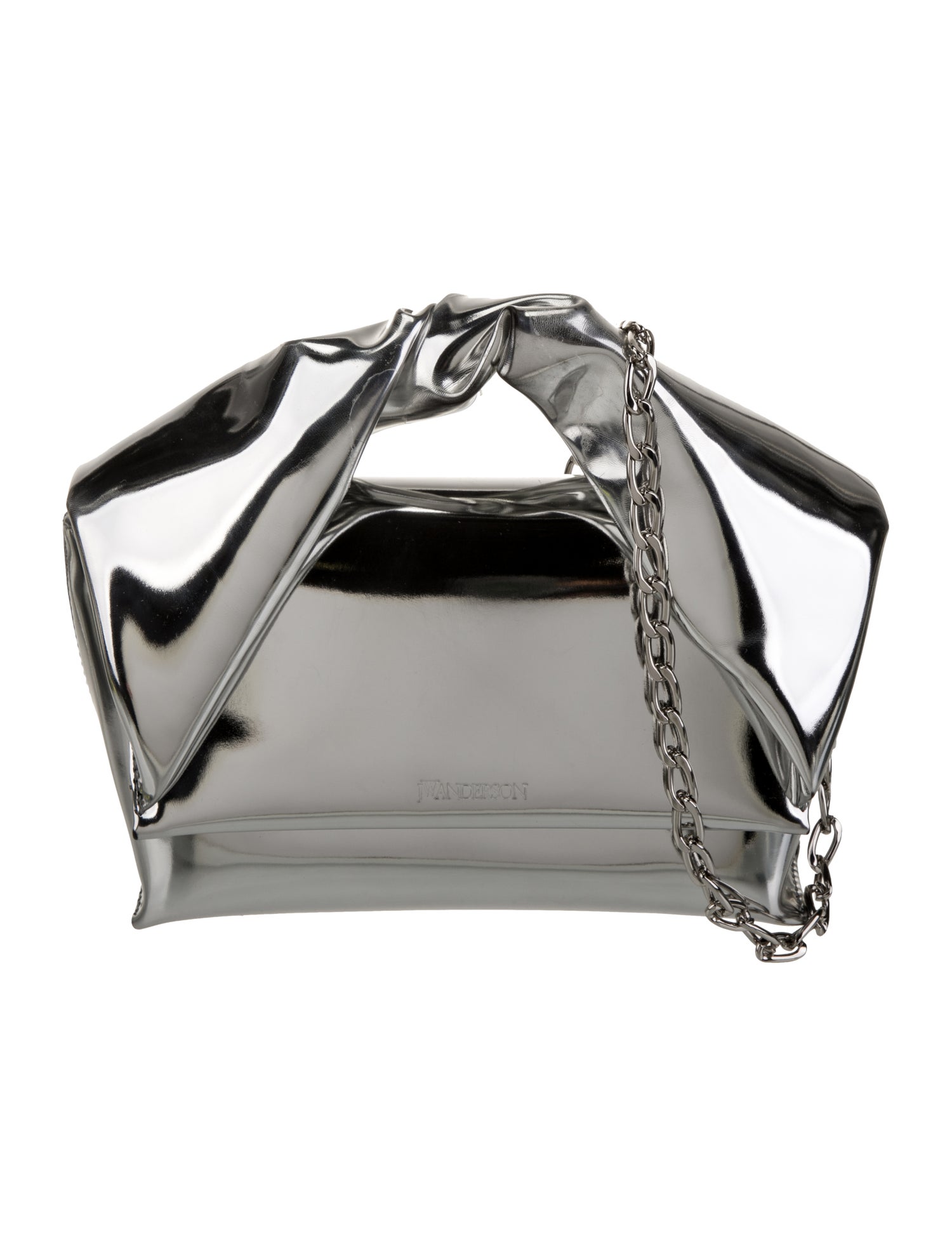 J.W. Anderson Patent Leather Top Handle Bag
