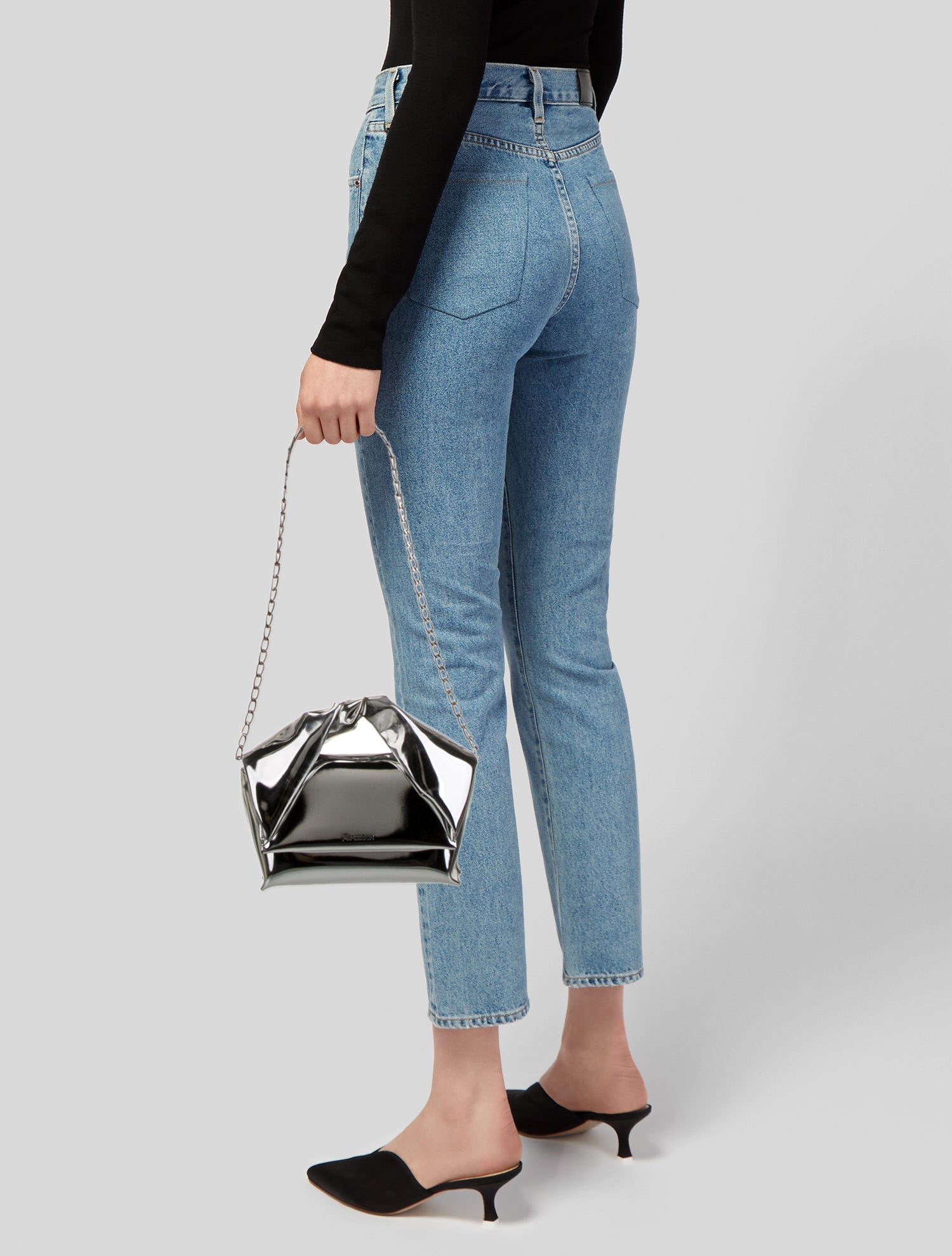 J.W. Anderson Patent Leather Top Handle Bag