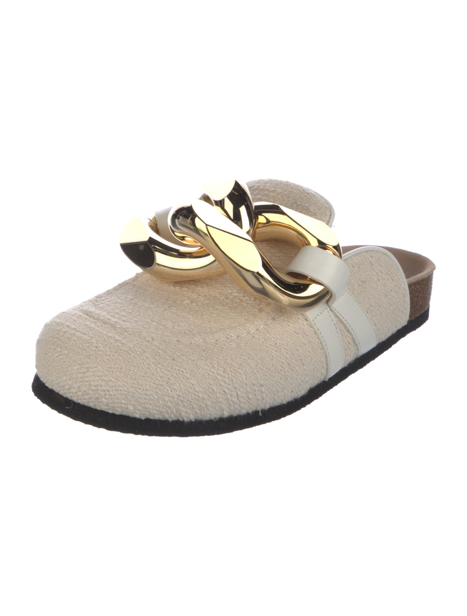 J.W. Anderson Leather Colorblock Pattern Mules