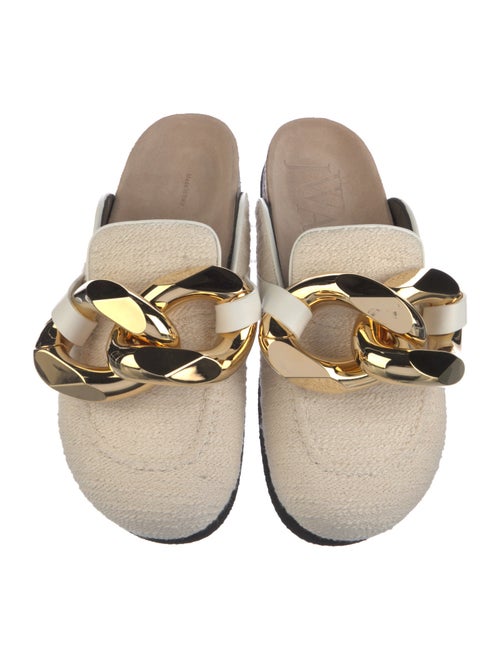 J.W. Anderson Leather Colorblock Pattern Mules