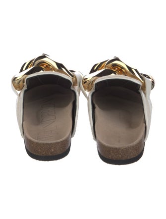 J.W. Anderson Leather Colorblock Pattern Mules