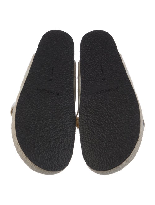 J.W. Anderson Leather Colorblock Pattern Mules