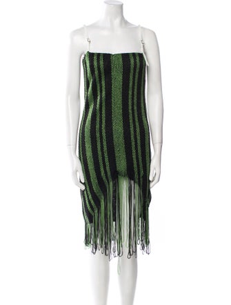 J.W. Anderson Striped Knee-Length Dress