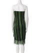J.W. Anderson Striped Knee-Length Dress