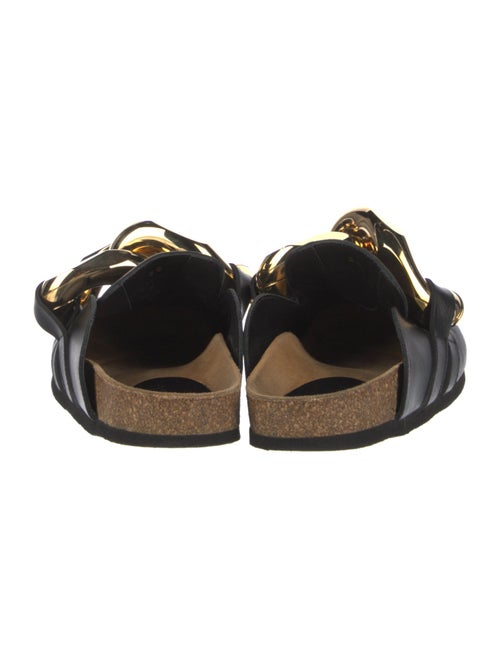 J.W. Anderson Leather Chain-Link Accents Mules