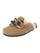 J.W. Anderson Suede Chain-Link Accents Mules