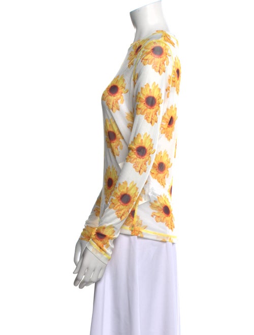 J.W. Anderson Floral Print Crew Neck Blouse