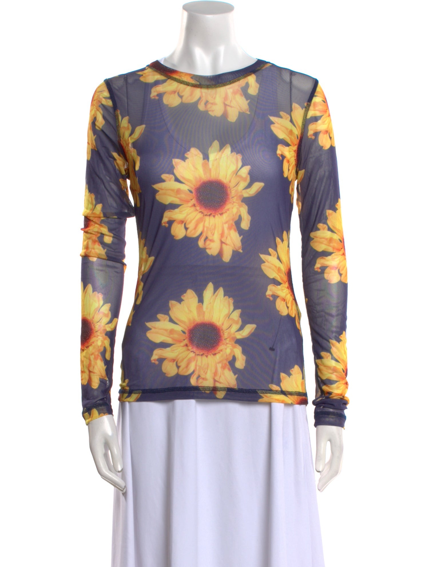 J.W. Anderson Floral Print Scoop Neck Sweatshirt