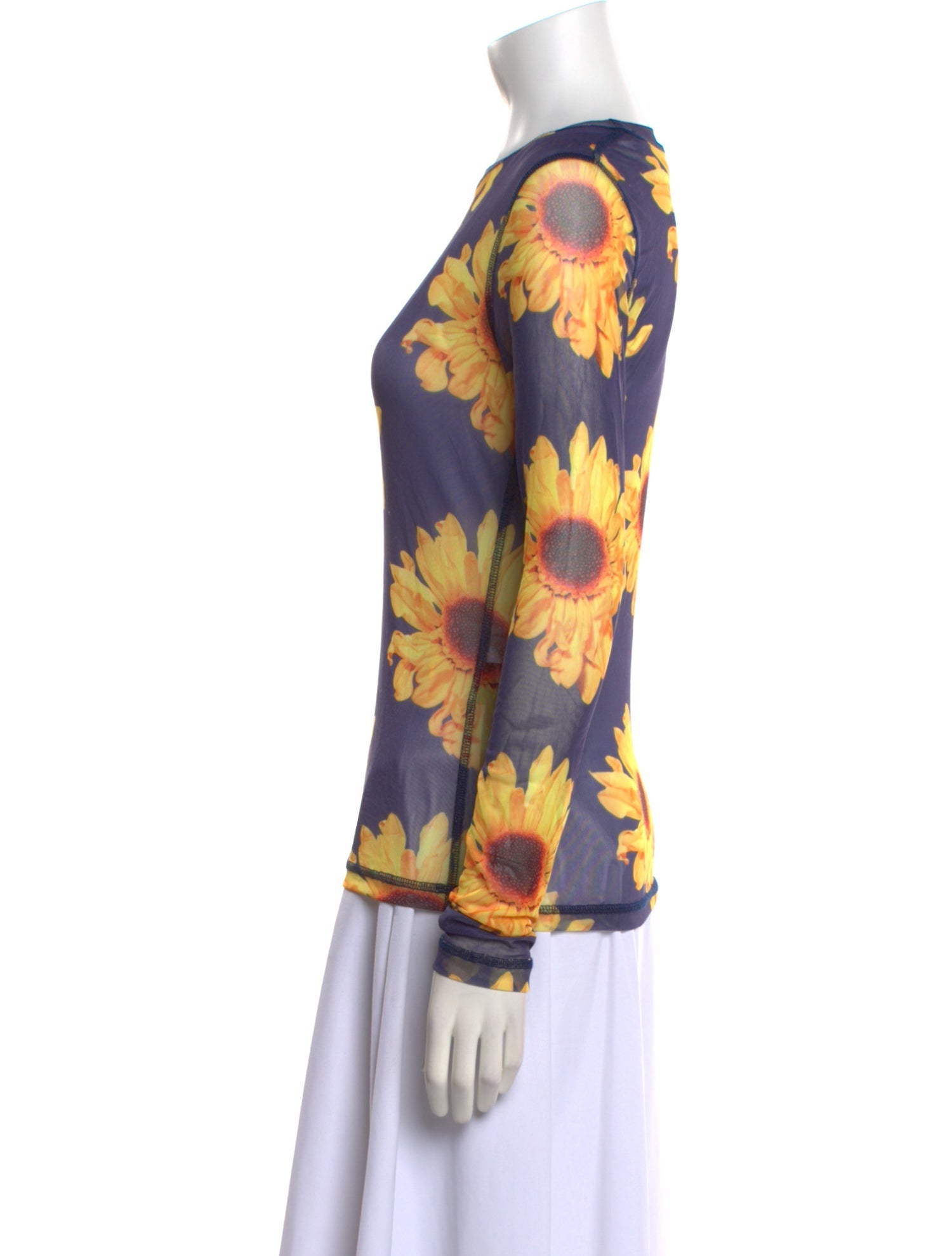 J.W. Anderson Floral Print Scoop Neck Sweatshirt