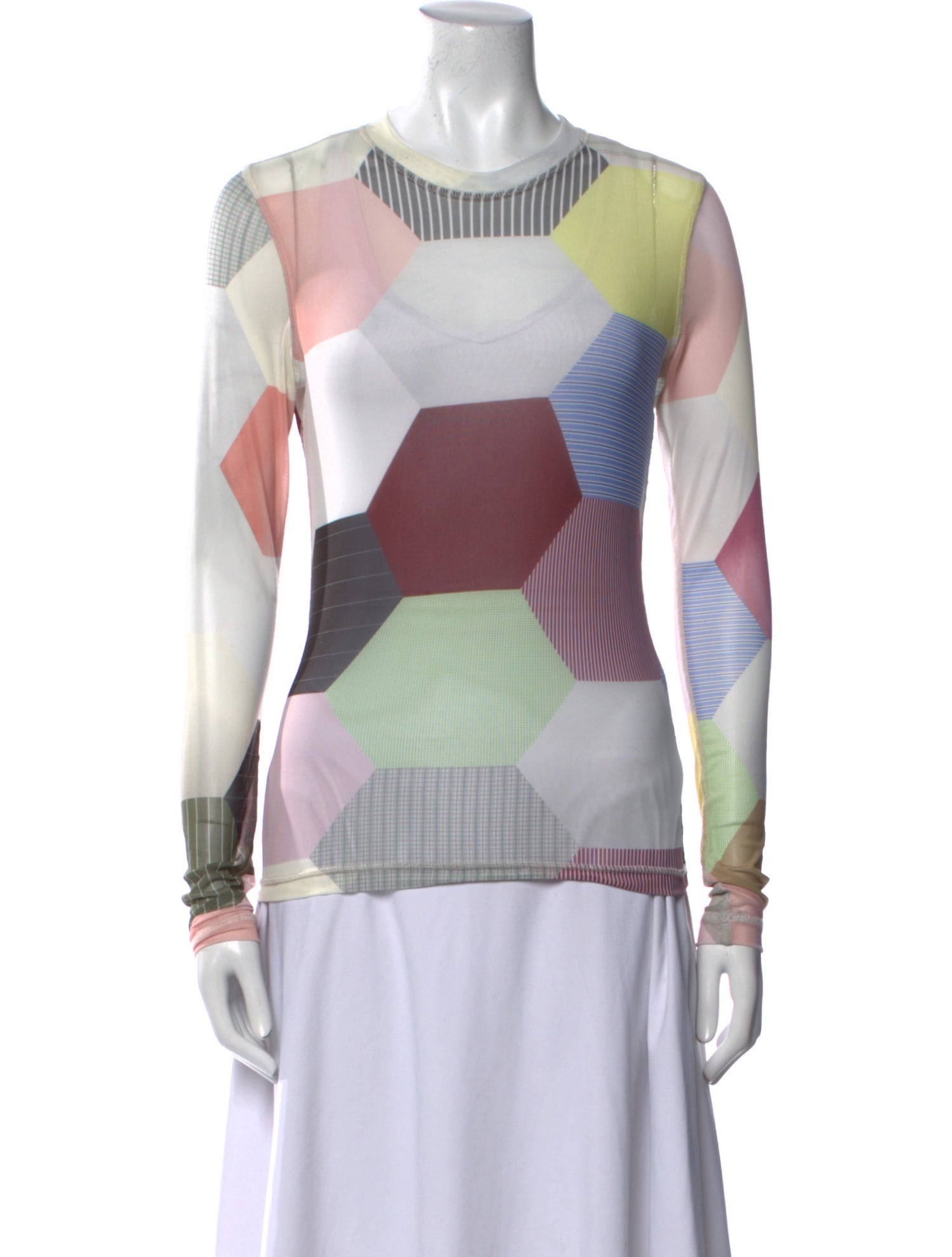 J.W. Anderson Printed Crew Neck Top