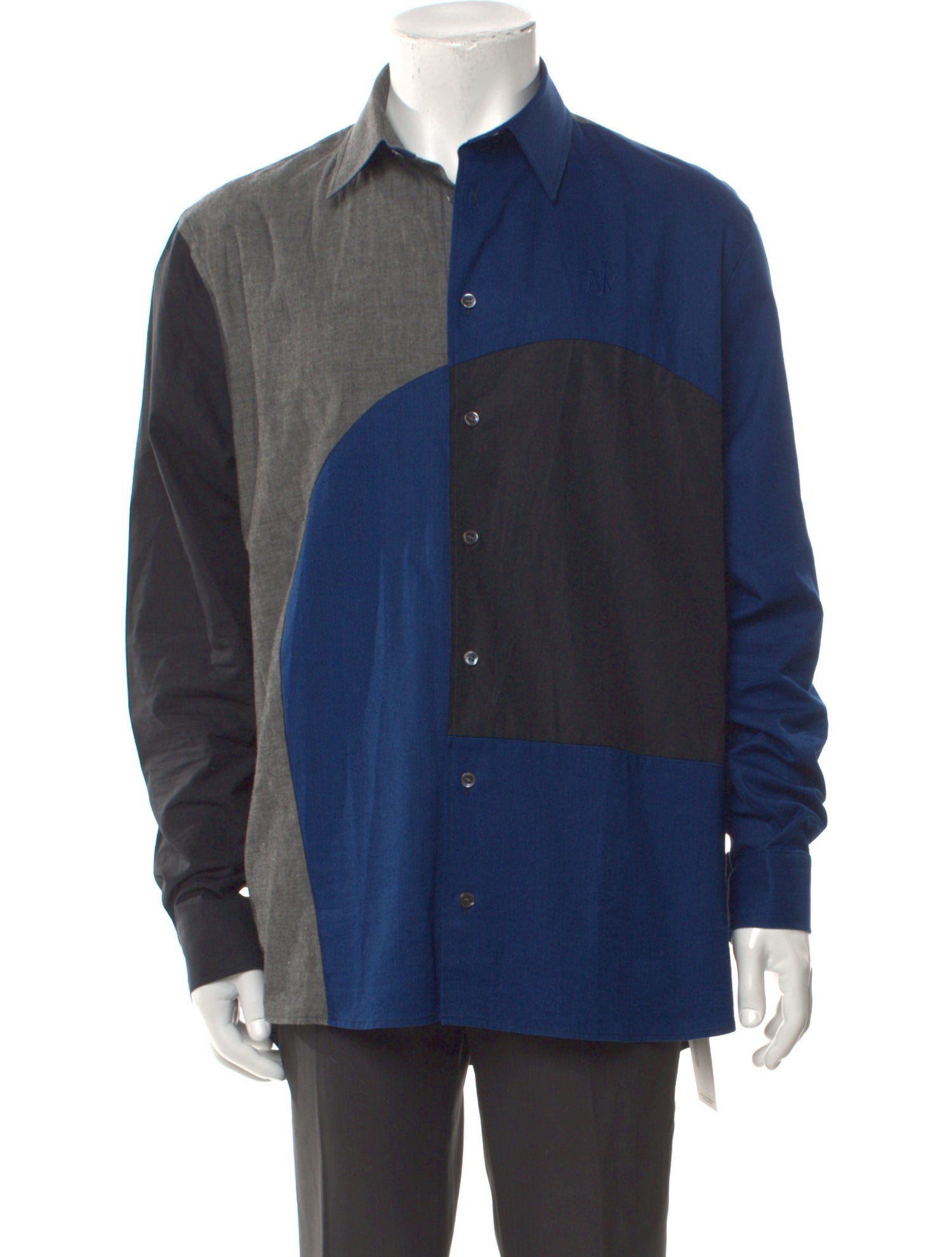 J.W. Anderson Long Sleeve Tuxedo Shirt