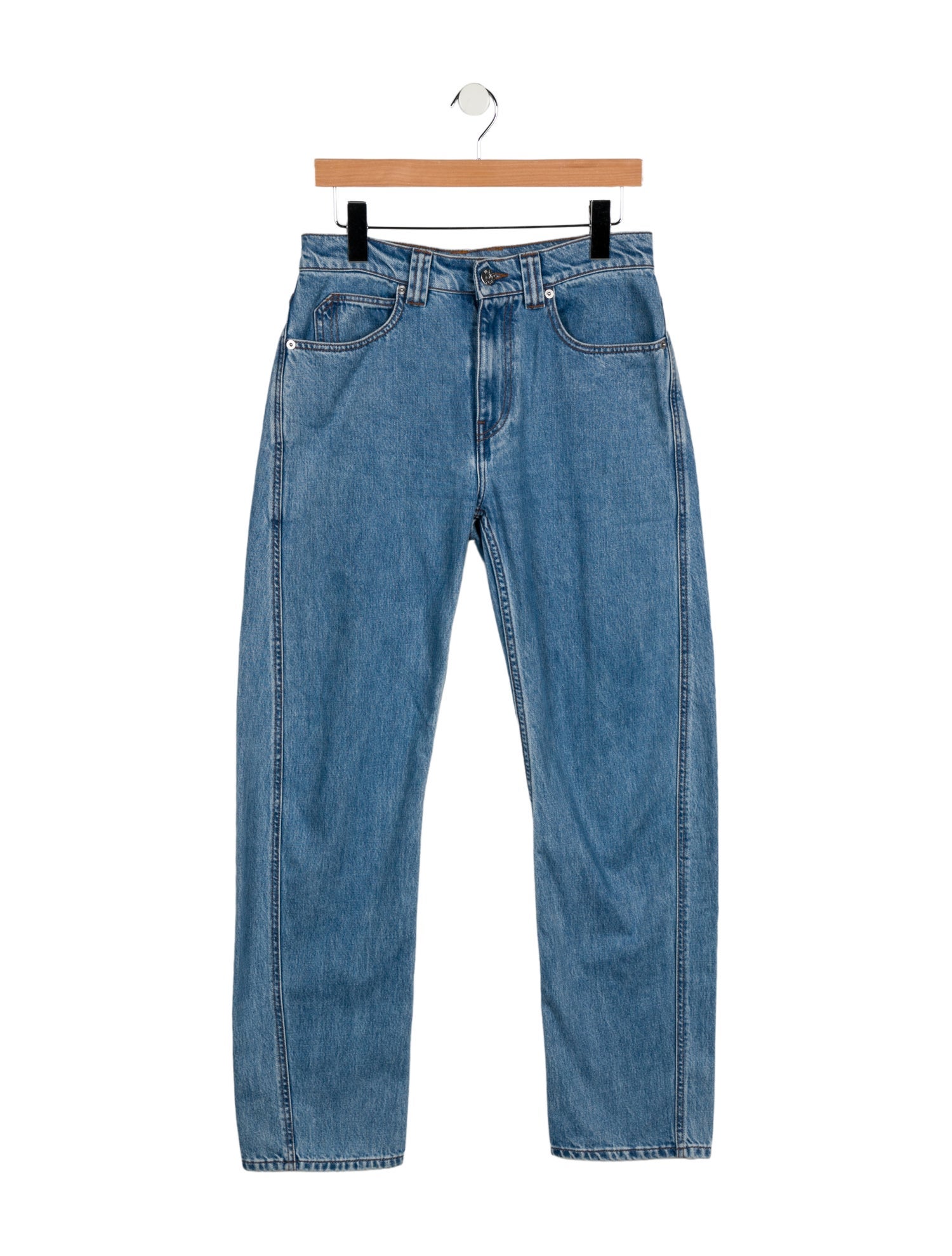 J.W. Anderson High-Rise Straight Leg Jeans