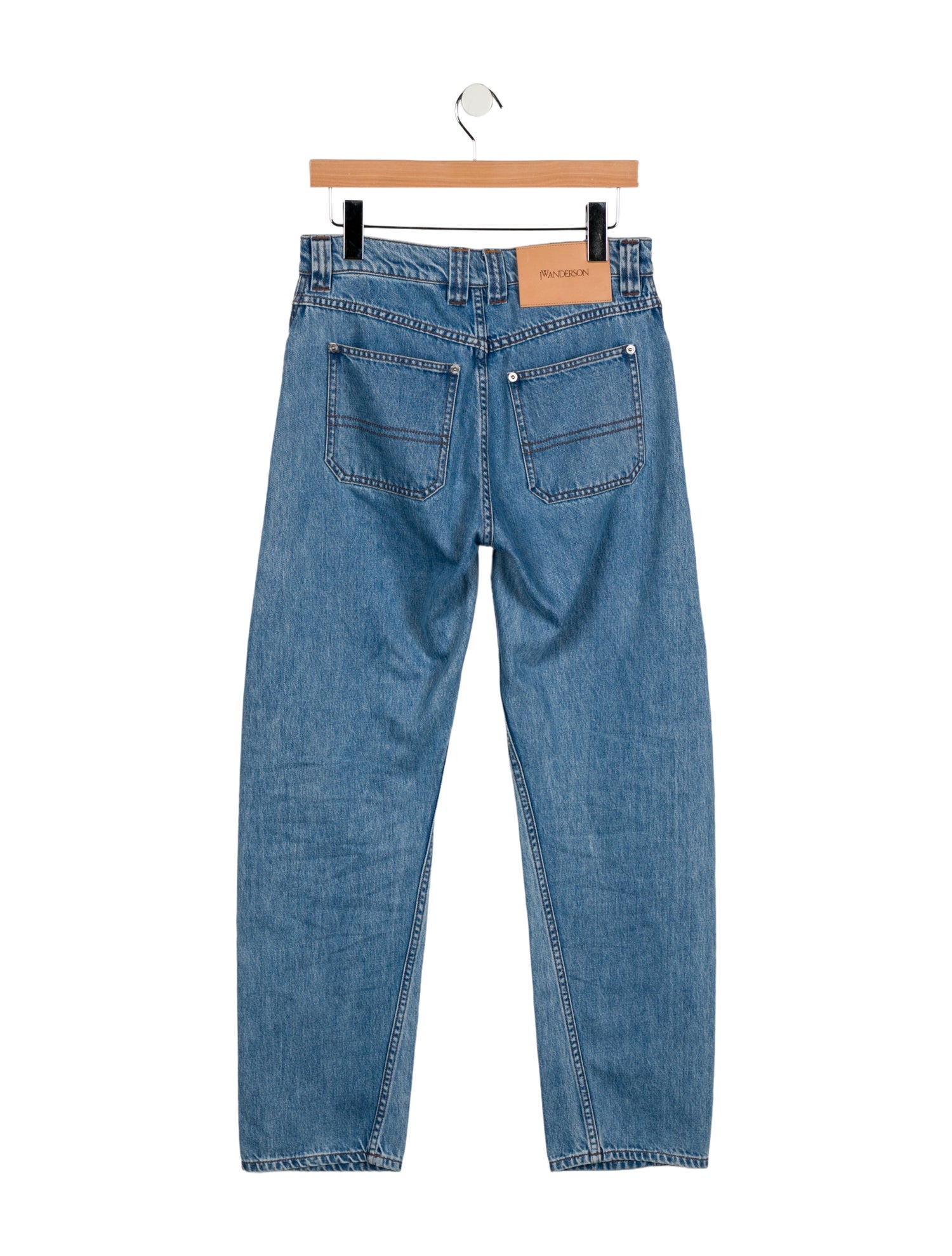 J.W. Anderson High-Rise Straight Leg Jeans