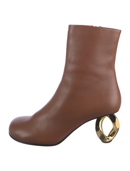 J.W. Anderson Leather Chain-Link Accents Boots