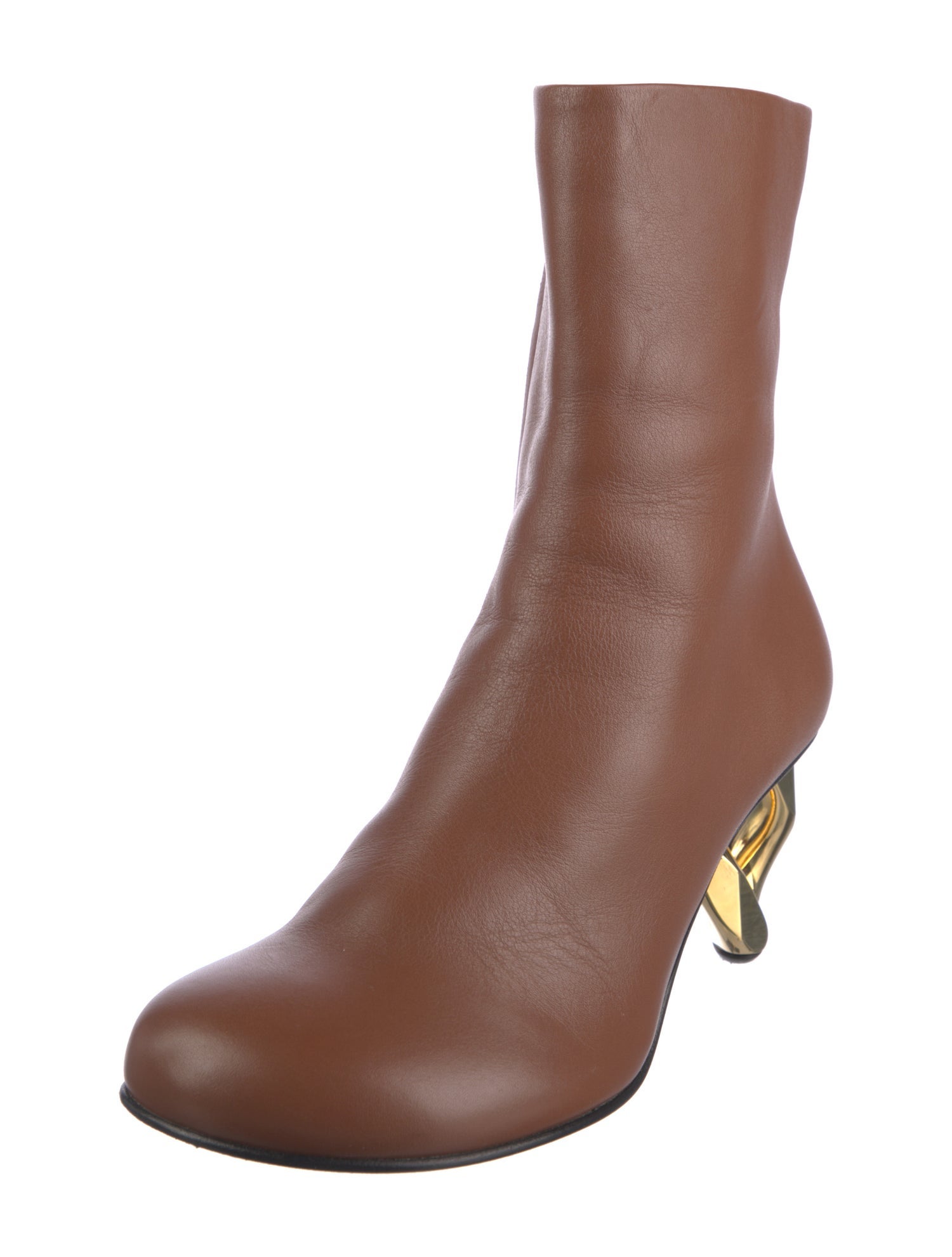 J.W. Anderson Leather Chain-Link Accents Boots