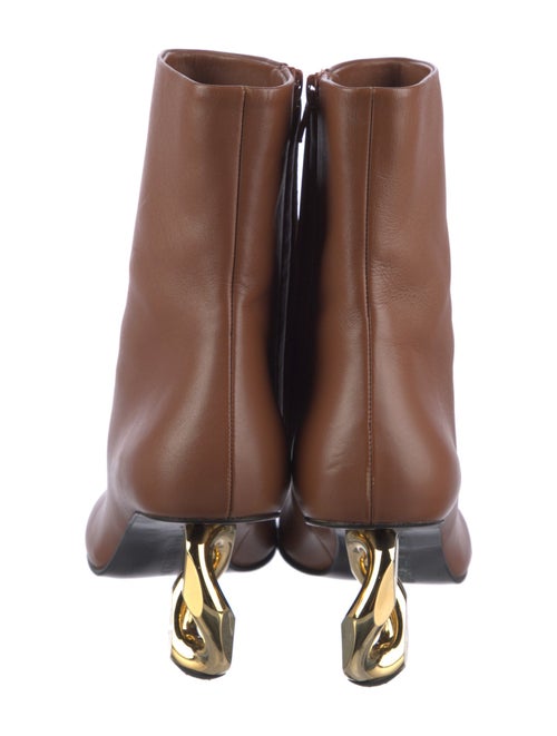 J.W. Anderson Leather Chain-Link Accents Boots