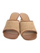 J.W. Anderson Leather Colorblock Pattern Slides