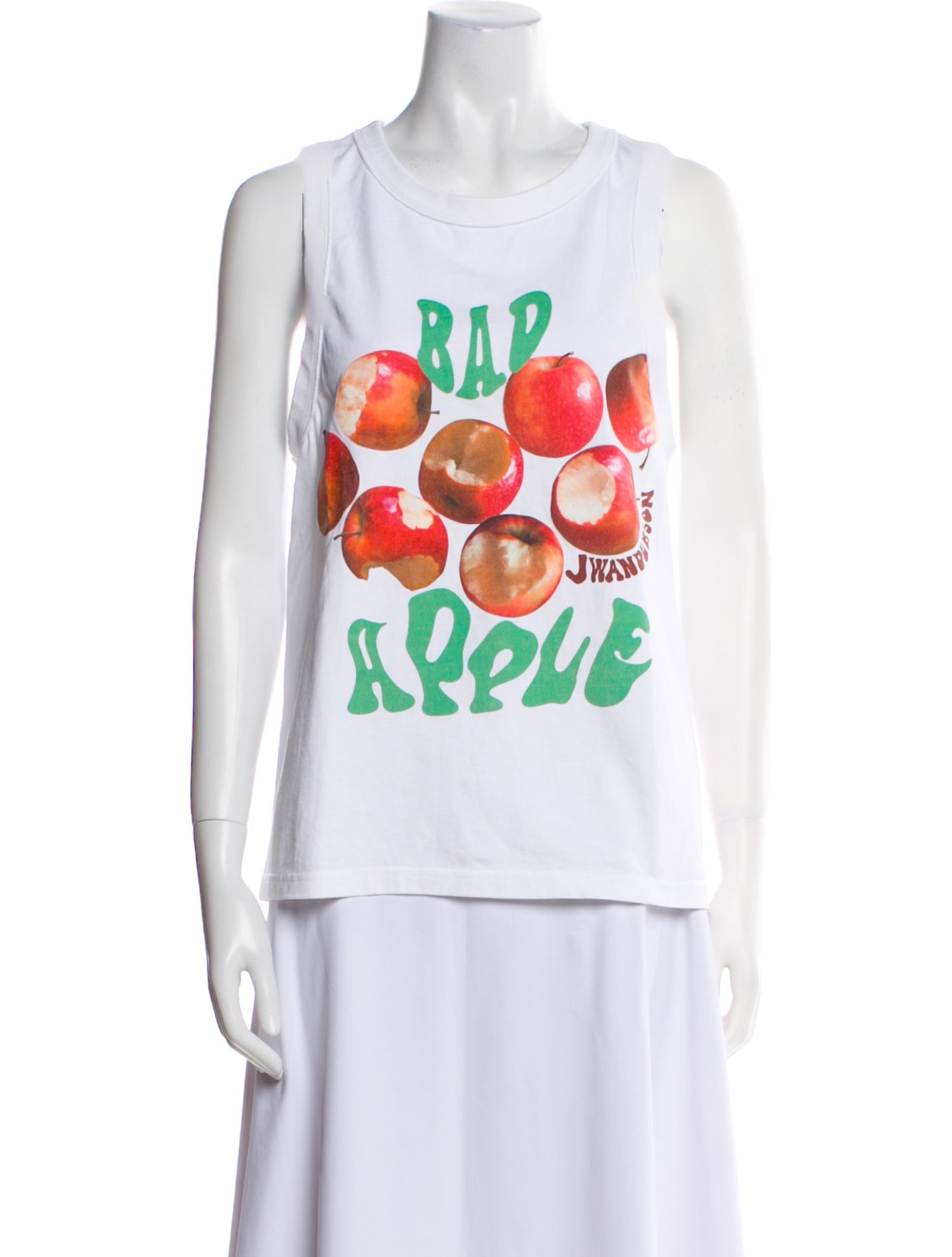 J.W. Anderson Graphic Print Crew Neck Top