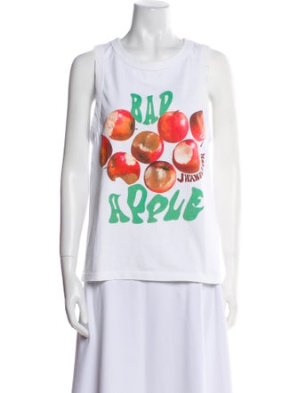 J.W. Anderson Graphic Print Crew Neck Top