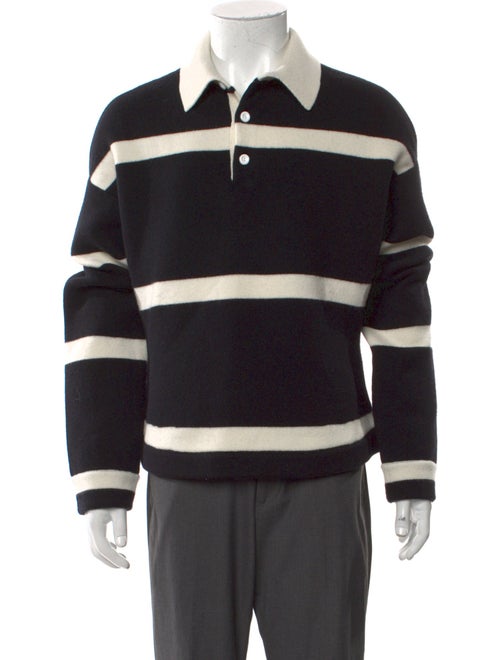 J.W. Anderson Striped Collar Polo Sweater