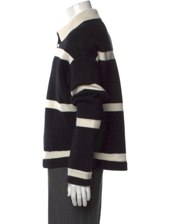 J.W. Anderson Striped Collar Polo Sweater