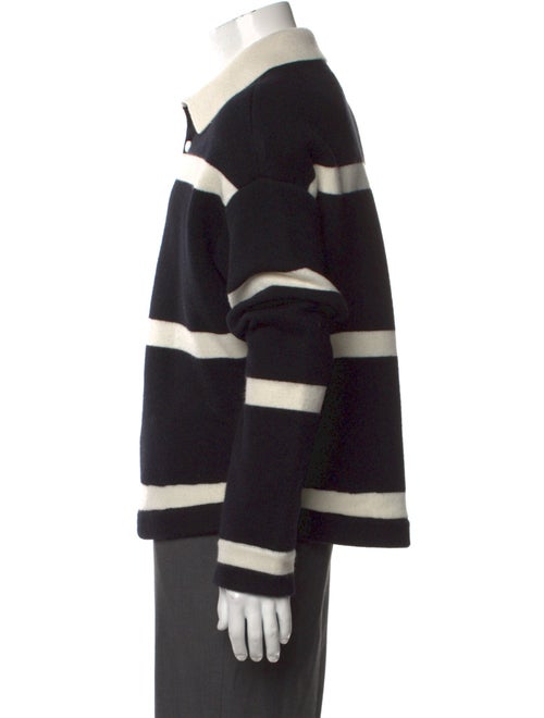 J.W. Anderson Striped Collar Polo Sweater
