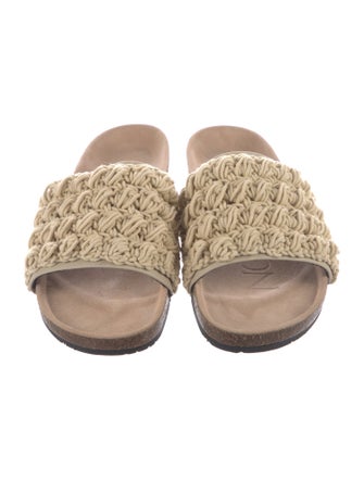 J.W. Anderson Patterned Braided Accents Slides