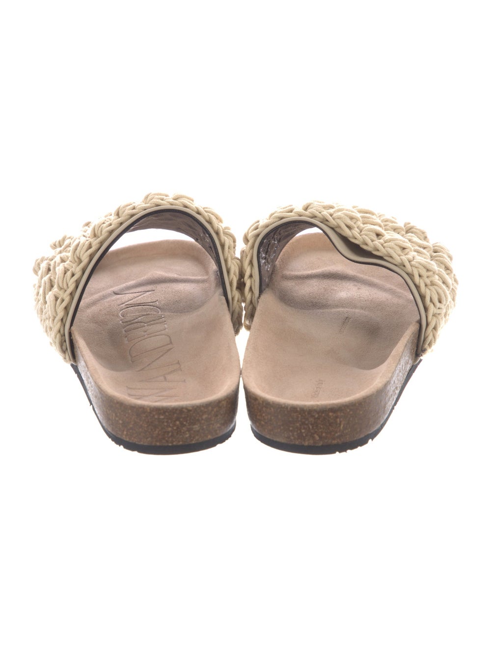 J.w. Anderson Slides White Patterned Braided Acce… - image 4