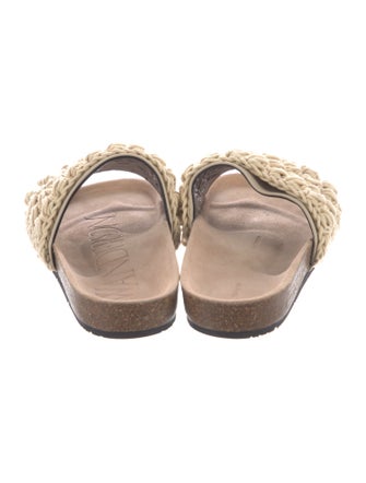 J.W. Anderson Patterned Braided Accents Slides