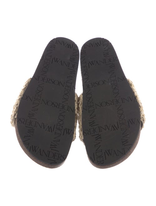 J.W. Anderson Patterned Braided Accents Slides